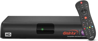 Dish TV Smart+ HD Only Set Top Box 2000 Pe 5000 cash back (Instant cashback Rs 2000 ) Family HD (Kannada) Pack