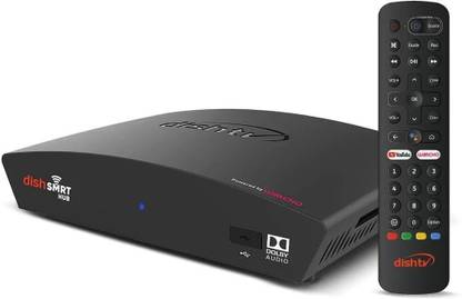 Dish TV Smart+ Steam Android Only Set Top Box | 3999 Pe 5000 Recharge Malamaal | Jackpot Offer | Instant credit Worth Rs3000 | HD DTH Connection + 7 OTT Apps