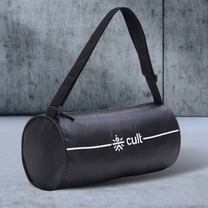 Cult Duffle Bag-Unisex-Adjustable Strap-Mesh pocket-Gym & Sport Bag-Black-12 L