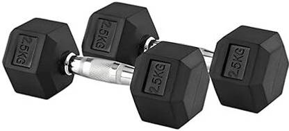 elite commerce solution Dumbbell set 5kg 2.5kg X 2 Dumbbells - Gym equipment for home workout Fixed Weight Dumbbell