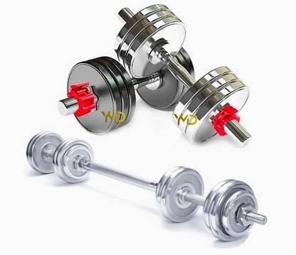 JASMINE 2.5Kgx4 Steel Set With Connector, Home Gym Set Adjustable Dumbbell