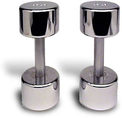 SINGHALTRADE STEEL DUMBBELL FOR HOME GYM AND EXERCISE SET OF 2 - 15/KG (30KG) Fixed Weight Dumbbell
