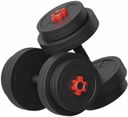 SAFECO FITNESS Durable Plastic Dumbbells & Weights Set for Home Gym & Fitness Training Adjustable Dumbbell