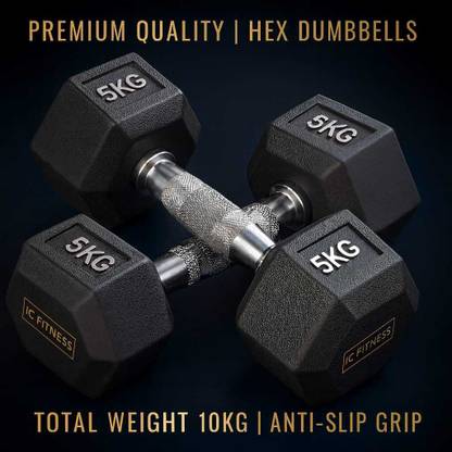 ICFITNESS ACE PREMIUM QUALITY DUMBBELLS SET Fixed Weight Dumbbell