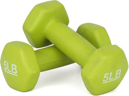 KAKSS Neoprene Workout (5-Pound, Set Of 2pc) Fixed Weight Dumbbell