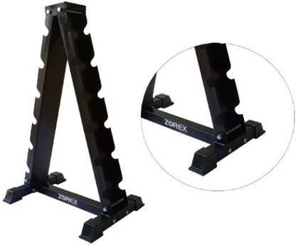 ZOREX Fitness Dumbbell Rack Stand,6 Tier Weight Tree Rack for Dumbbells (16 kg) Fixed Weight Dumbbell