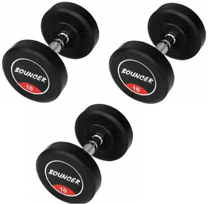 STRENGTH MASTER STRENGTH fitness weight Dumbball 10kg pack3 Fixed Weight Dumbbell