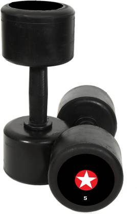 Veena RetailNet Dumbbells (5kg x 2) Exercise Equipment For Workout Fixed Weight Dumbbell