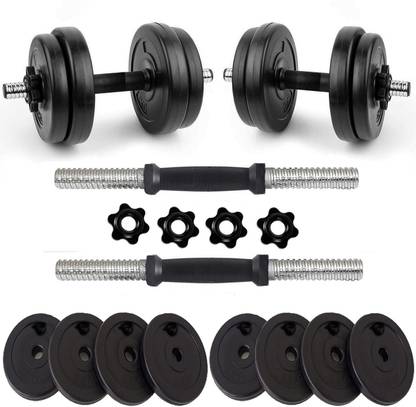 YMD Home Gym Set, Dumbbell Set, Rubber Dumbbell Plates 1KGX4 Adjustable Dumbbell