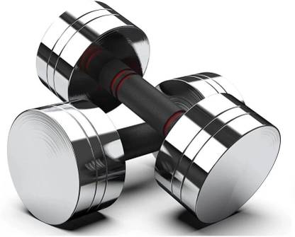 AMAN FIT 2kgx2 Piece Steel Dumbbell Set, Home Gym Set Adjustable Dumbbell