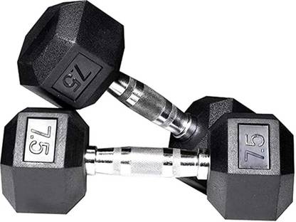 ARINEO HEX DUMBELLS 7.5 KG Fixed Weight Dumbbell
