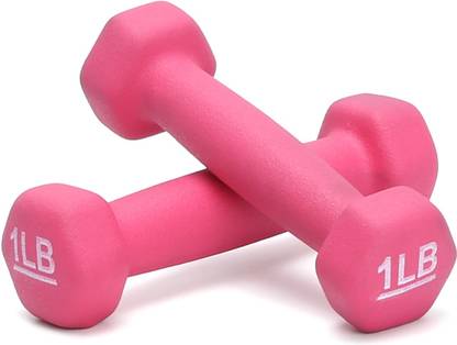KAKSS Neoprene Workout (1-Pound, Set Of 2pc) Fixed Weight Dumbbell