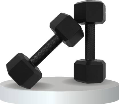 AB FITNESS 6Kg Fixed Dumbbells Set for Full Body Workout (Set of 2, 3 Kg) Fixed Weight Dumbbell