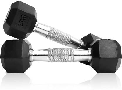 Sara store Dumbbells Set for Home Gym | 2.5 kg Dumbbell Set o Fixed Weight Dumbbell