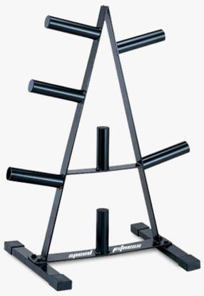speedfitness Heavy Duty Metal Barbell Weight Plate Rack for 1-Inch Weight Plates Fixed Weight Dumbbell