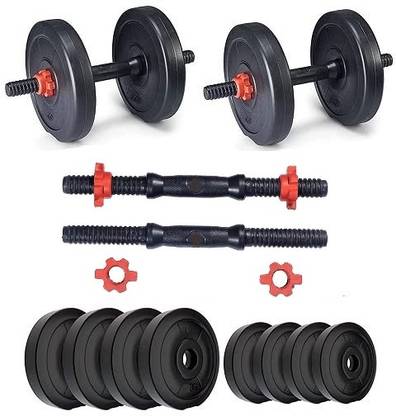 BodyFit 20KG (2KG X 4+3KG X 4) Dumbbell SetCombo Adjustable Gym Set Dumbbell Adjustable Dumbbell