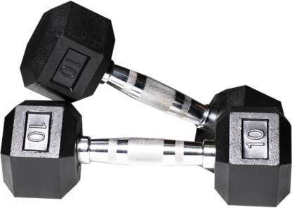 vnh Pair Of 10Kg (10Kg X 2) Fixed Weight Dumbbell