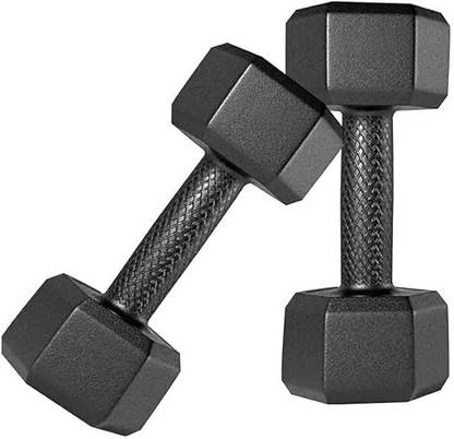 GOLDFIT gym Equipment dumbbell 5kg Fixed Weight Dumbbell