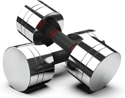 AMAN FIT Steel Dumbbell Set 12.5KG X 2 PCS, 1 Pair Dumbbells, Steel Dumbbells, Home Gym Fixed Weight Dumbbell