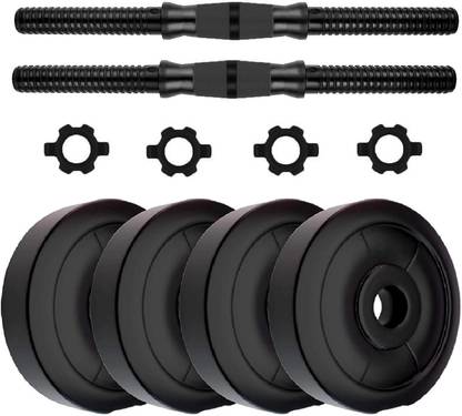 POWER FITNESS 20 KG DUMBBELL BLACK Adjustable Dumbbell
