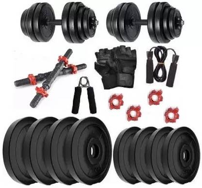 AS Sportss (1KG X 4 + 2.5KG X 4) Dumbbell Combo Set Adjustable Dumbbell