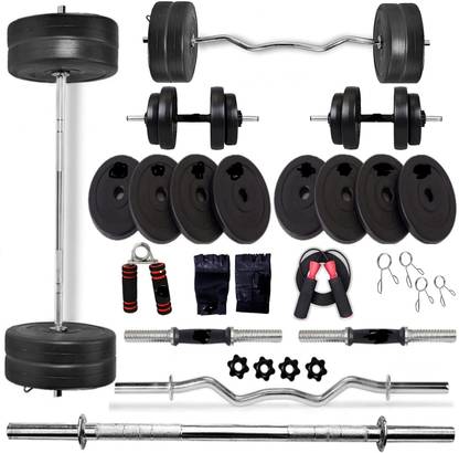 RJ फिटनेस 40 KG एडजस्टेबल डम्बल