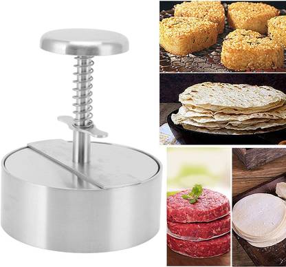 SANCORP Burger Press Machine Grill Patty Maker Stainless Steel Hamburger Patty Maker Kitchen Tool Set