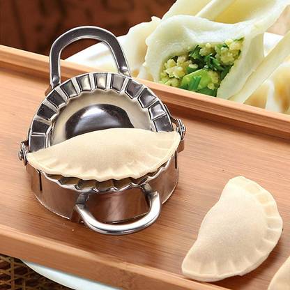 Vmoni Cold Dumpling Ghughra Samosa karanji Gujiya Mould Dough Press Maker for Kitchen Tools Manual Dough Press