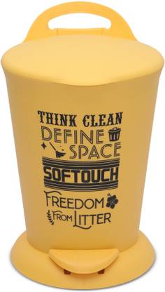 JAYPEE BITS BIN Pedal Bin with Plastic Bucket & Lid For Home and Office Plastic Dustbin