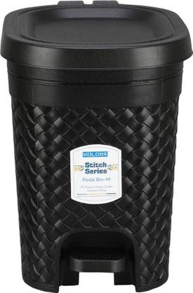 KOLORR Stitch 7L Pedal Dustbin /Garbage Waste Bin with Lid for Home, Kitchen, Office Plastic Dustbin