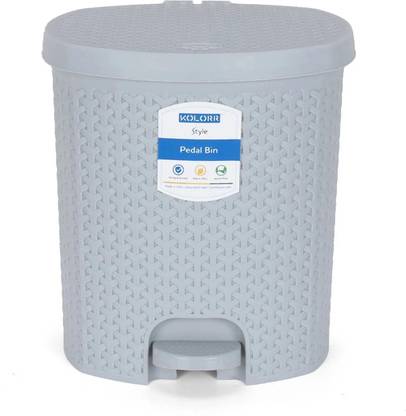 KOLORR Magnum 14L Pedal Dustbin /Garbage Waste Bin with Lid for Home, Kitchen, Office Plastic Dustbin