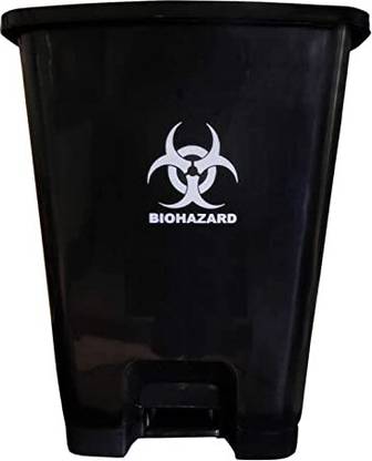 Jetflon Pedal Dustbin/Large Size Trash Can/Garbage Waste Bin with Lid for Home 12 Liters Plastic Dustbin