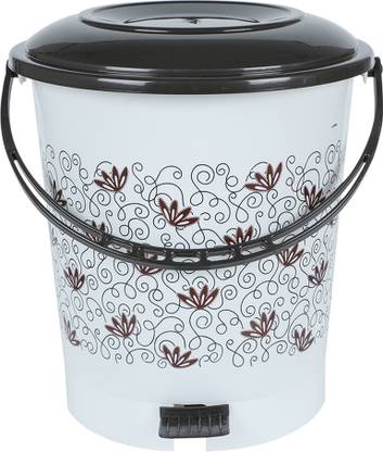 N H Enterprise New Virgin Plastic Foot Pedal Dustbin For Home, Kitchen, Office - (12L) Plastic Dustbin