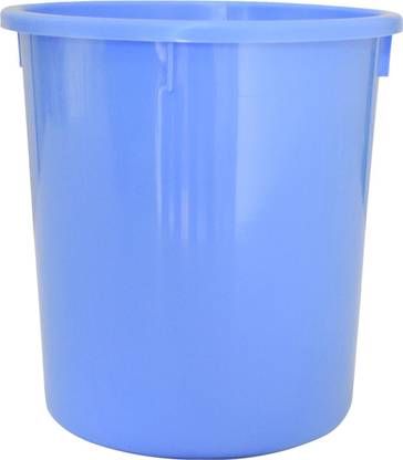 Heart Home Plastic Open Dustbin Without Lid|Trash Bin, Garbage Bin, Waste Bin, 5Ltr. (Blue) Plastic Dustbin