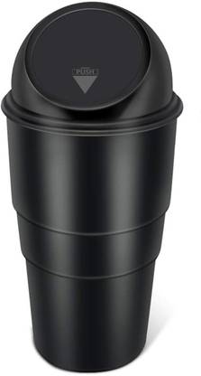 Shopfer Mini Trash Bin for Car, Compact Leakproof Waste Bin, Keeps Car Clean Plastic Dustbin