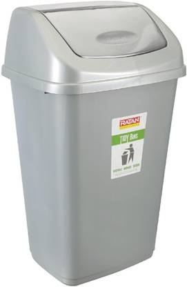 RATAN Tidy Bin with Swing Lid Dustbin, Trash Bin,Waste Bin For Home, Bathroom, Kitchen Plastic Dustbin