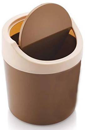 Bluzap Mini Dustbin for Kitchen, Office, Home, etc (Any One Color Will Be Sent You) Plastic Dustbin