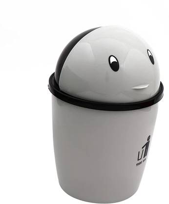 Eagean Plastic Mini Dustbin Small Table Garbage/Waste Bin, Trash Can Plastic Dustbin