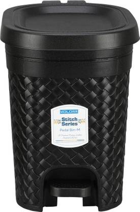 KOLORR Stitch 7L Pedal Dustbin /Garbage Waste Bin with Lid for Home, Kitchen, Office Plastic Dustbin