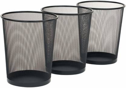 VeleSolv Medium Metal Mesh Dustbin for Home, School, Bedroom, Kitchen, Office 12 LTR Iron Dustbin