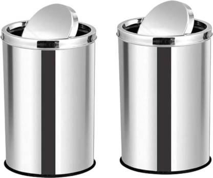 Mumma's LIFE Stainless Steel Swing Dust Bin with Lid| Stainless Steel Dustbin