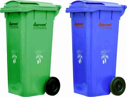 Rgtas Supreme 120 Liter For Home Office Restaurant Polyresin Dustbin Plastic Dustbin Plastic Dustbin