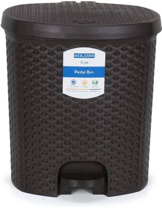 KOLORR Pedal Dustbin Trash Can/Garbage Waste Bin with Lid for Home, Kitchen, Office Plastic Dustbin