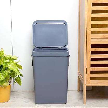 anko Rectangular Flip Top Bin PP (Polypropylene) Dustbin
