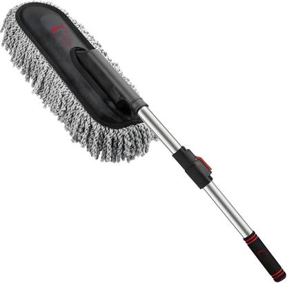 kripics Car Cleaning Brush Mop Adjustable Car Duster Wet and Dry Duster Wet and Dry Duster