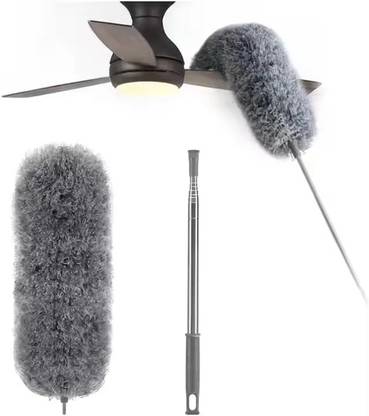 XEAMUSY Expandable Pole up to 100 Inches, Fan Cleaning Mop, Ceiling Fan Cleaner Wet and Dry Duster
