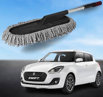 KENTELLY Microfiber Car Wash Brushes With Long Handle Scalable Car Cleaning Brush uk05 Wet and Dry Duster