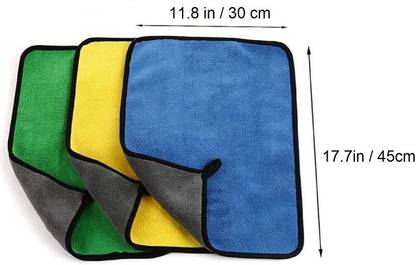 Atipriya Microfiber cloth Wet and Dry Duster Set