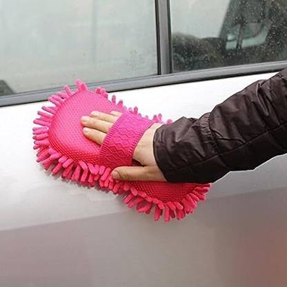 HM EVOTEK Microfiber Car Bike Kitchen Platform Tiles Animals Vehicle Types Cleaning B-48 Wet and Dry Glove