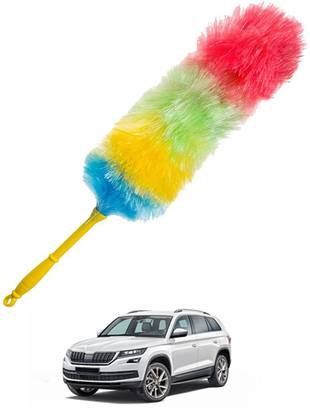 MATIES Rainbow Feather Duster for Cleaning,Flexible Head Home,Office Dusting,Cars 131 Wet and Dry Duster